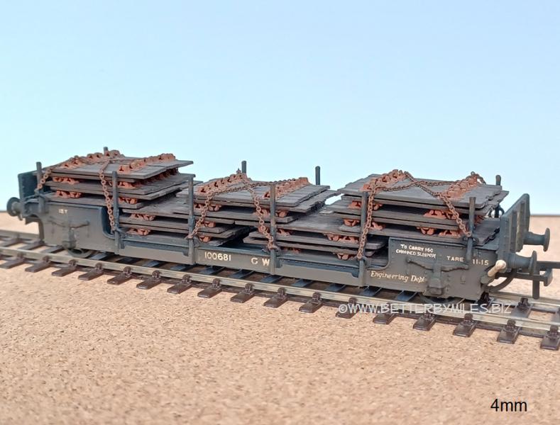 Gallery 4mm kit built railway wagon image