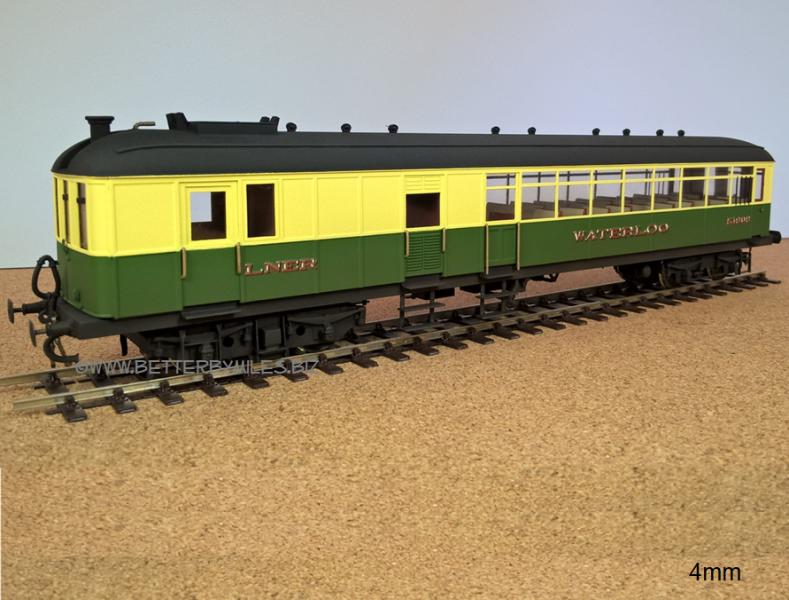Gallery 4mm kit built rolling stock photograph