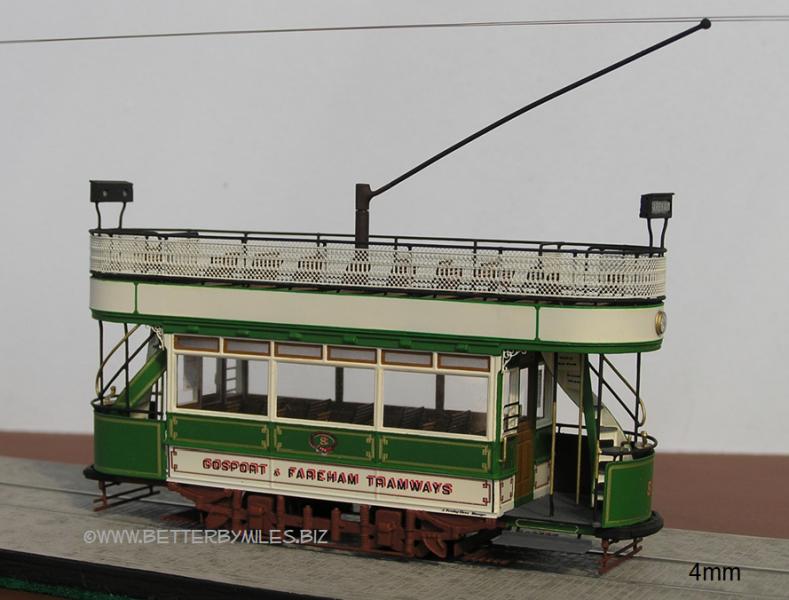 Gallery 4mm model tram photograph