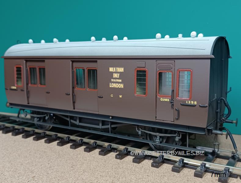 Gallery 7mm kit built railway van photo