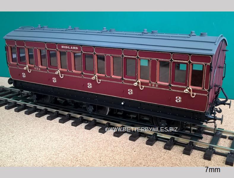 Gallery 7mm kit built model railway carriage photo