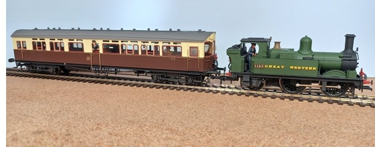 Kit built model train image